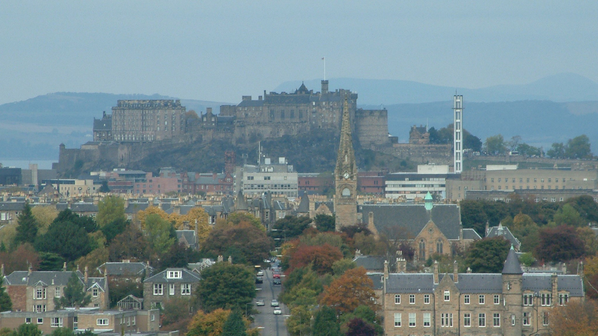 A picture of the parish, including the lovely view of Edinburgh castle from the Parish.